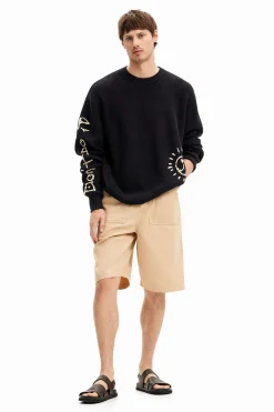 Embroidered sweater