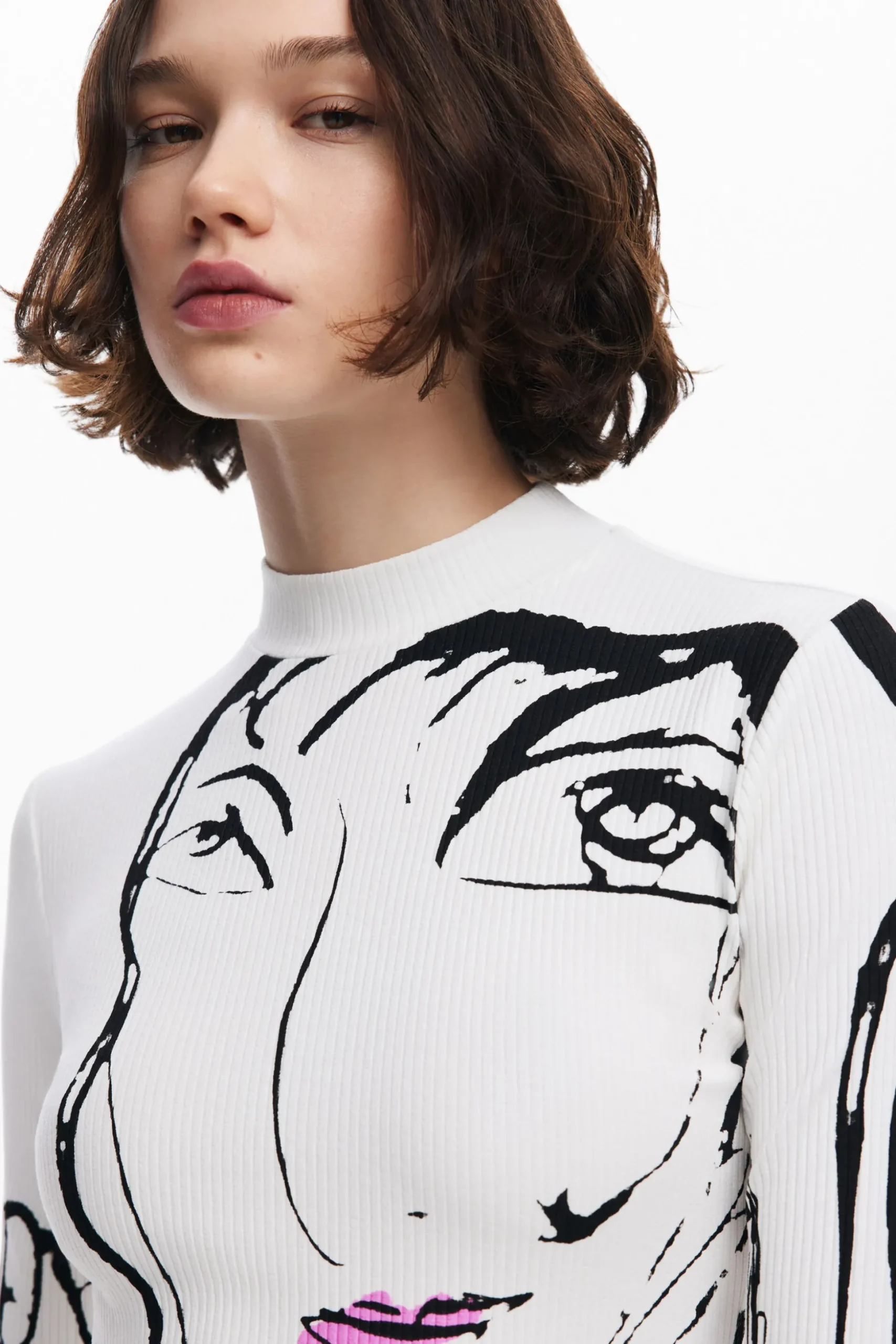 Face print dress
