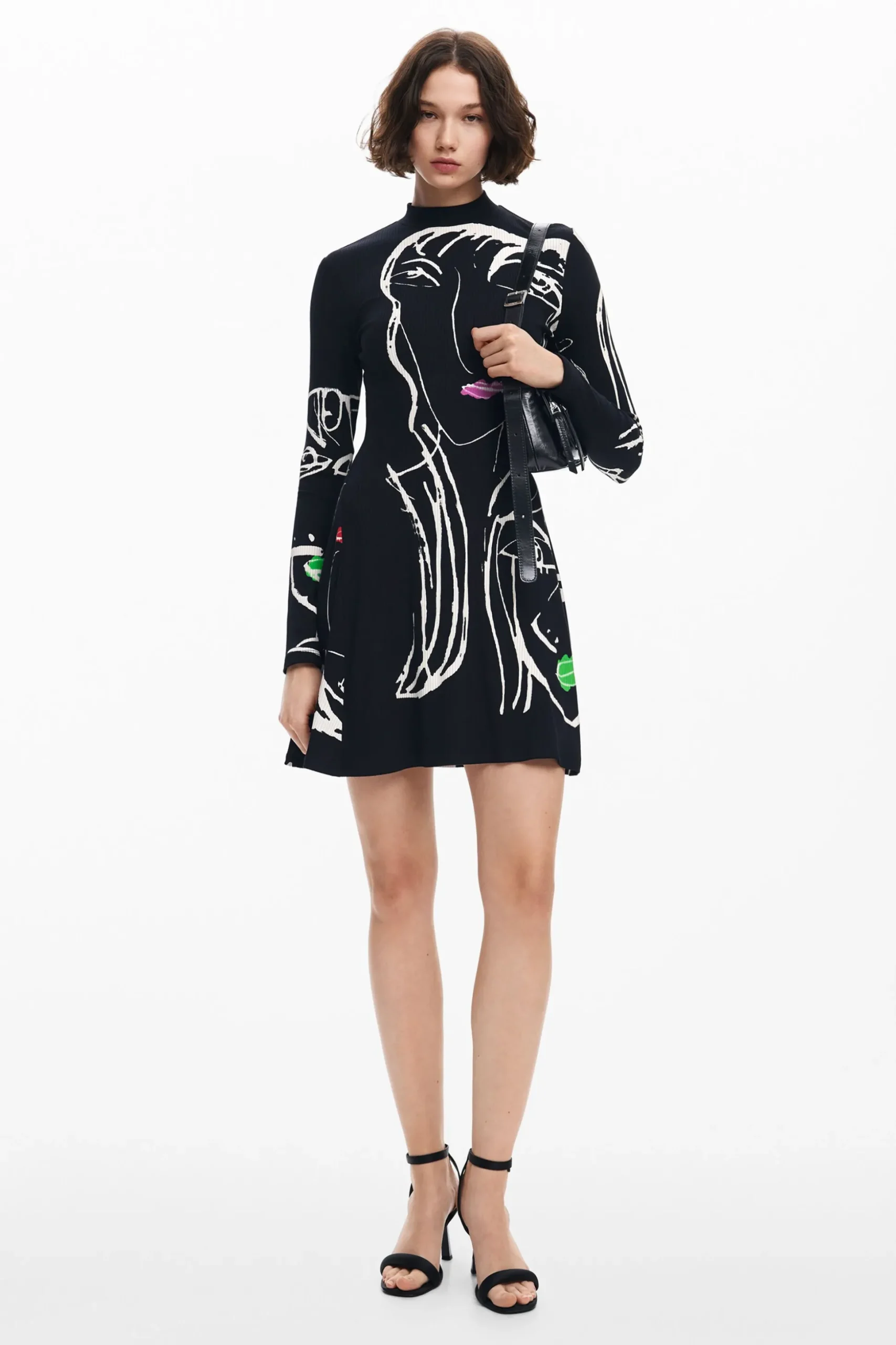 Face print dress