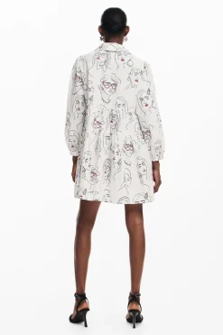 Faces dress