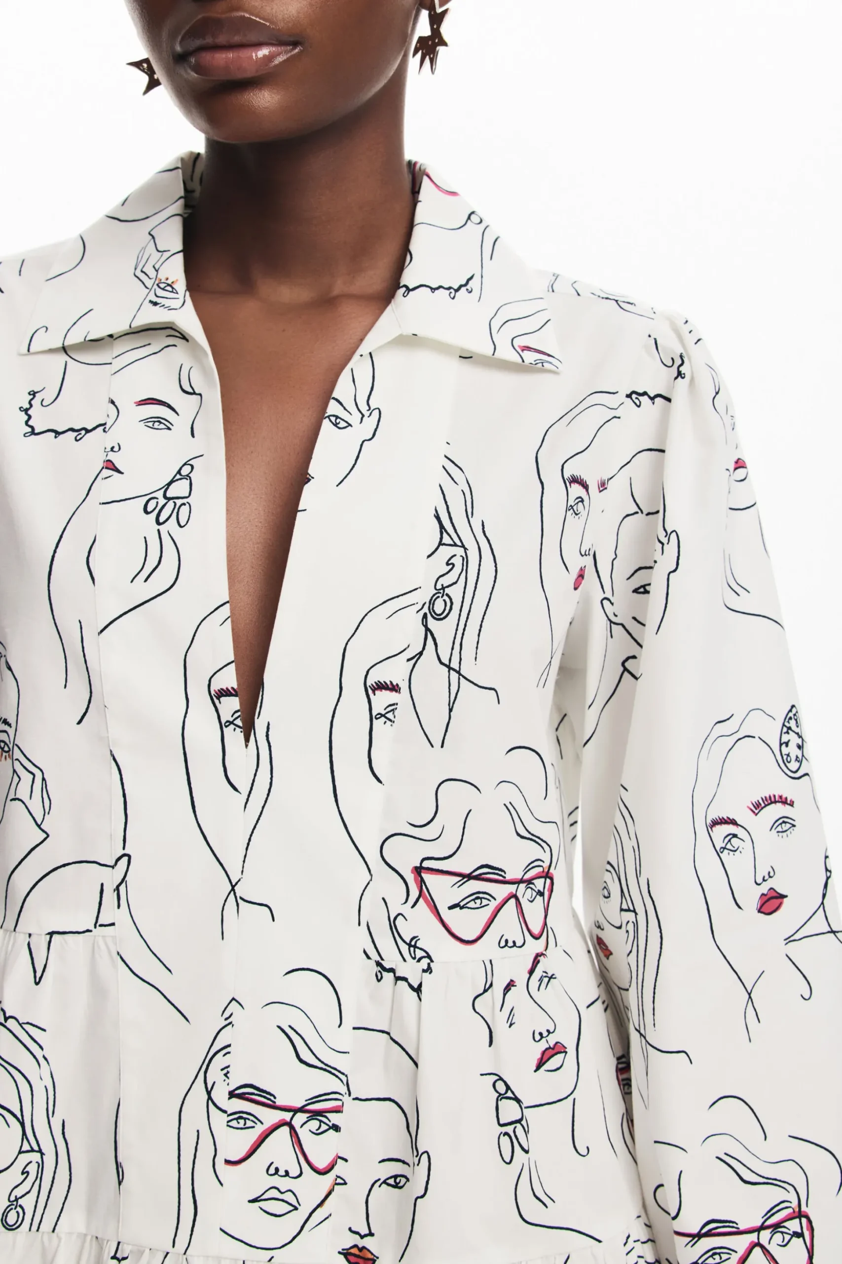 Faces dress