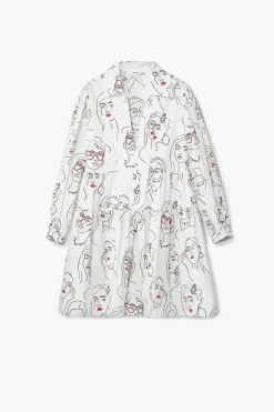 Faces dress