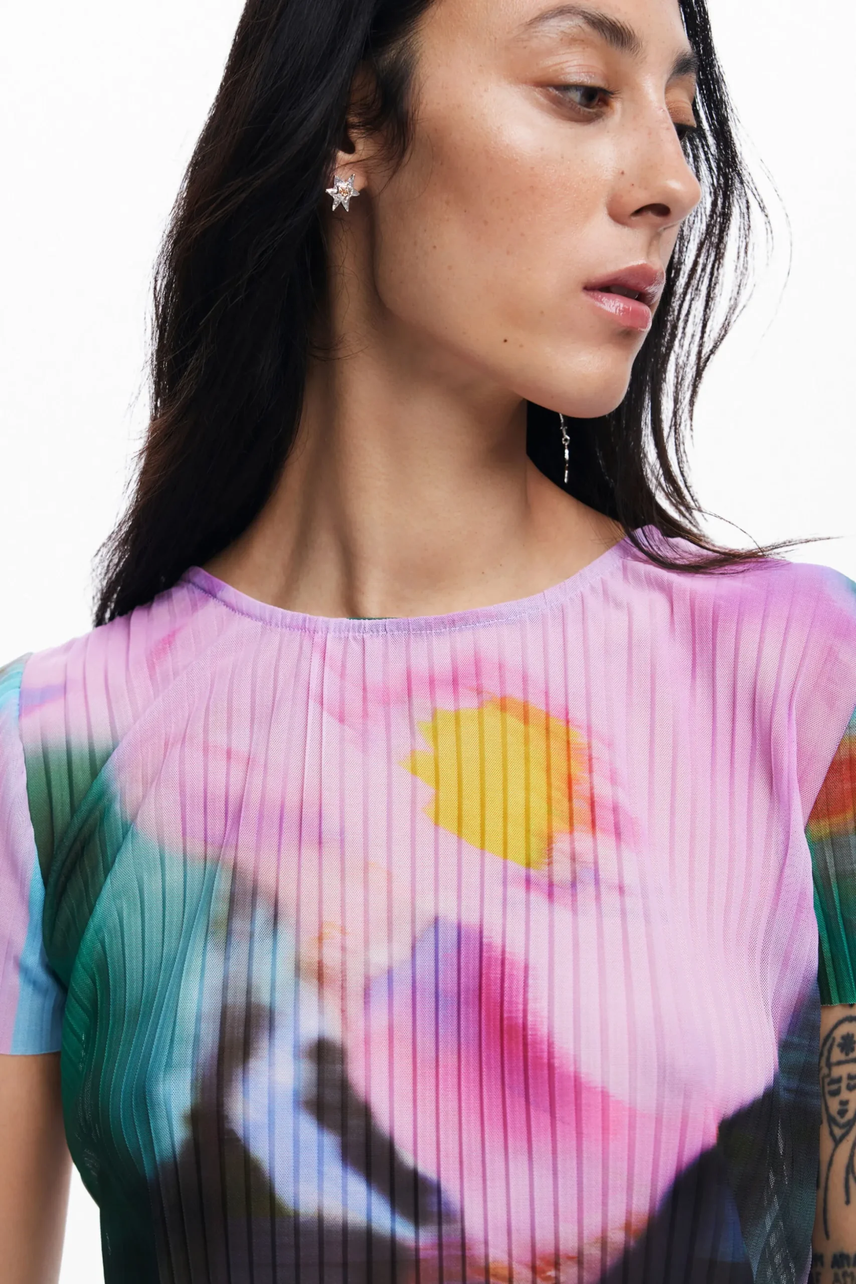 Faded landscape T-shirt