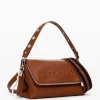 Faux leather crossbody bag