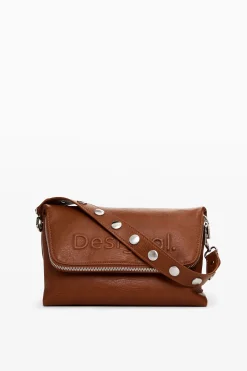 Faux leather crossbody bag