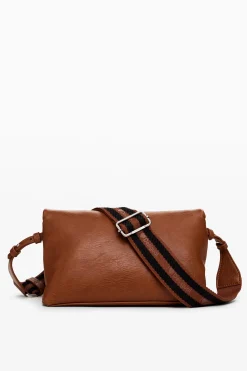 Faux leather crossbody bag
