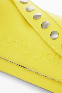 Faux leather crossbody bag