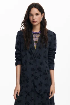 Floral blazer