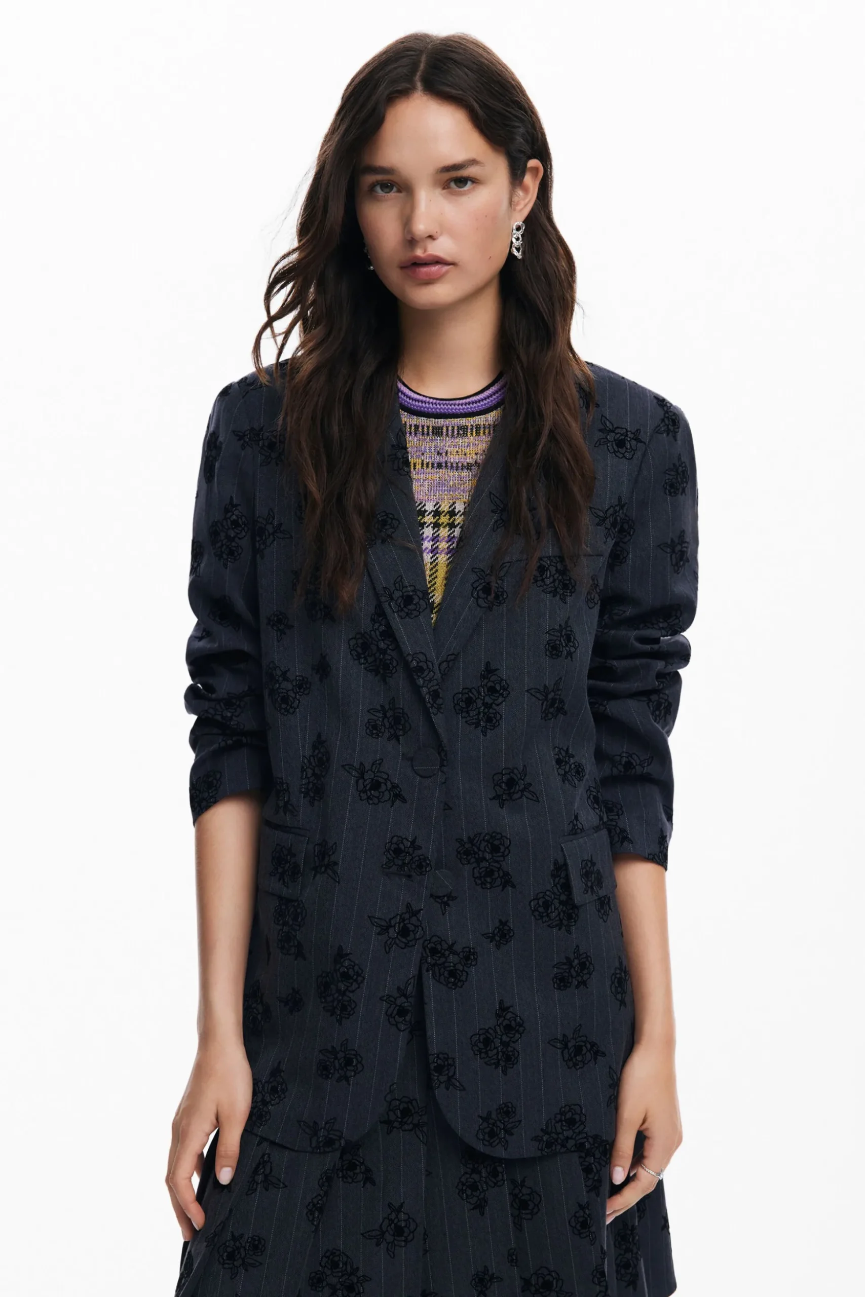 Floral blazer