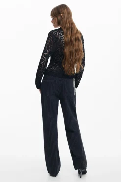 Floral lace blouse