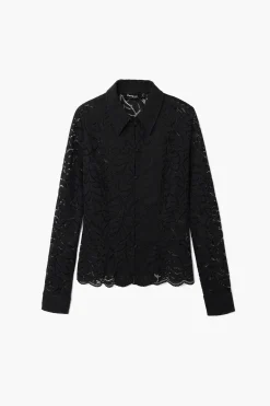 Floral lace blouse
