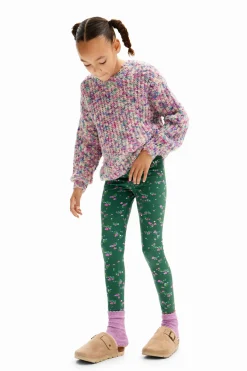 Floral leggings