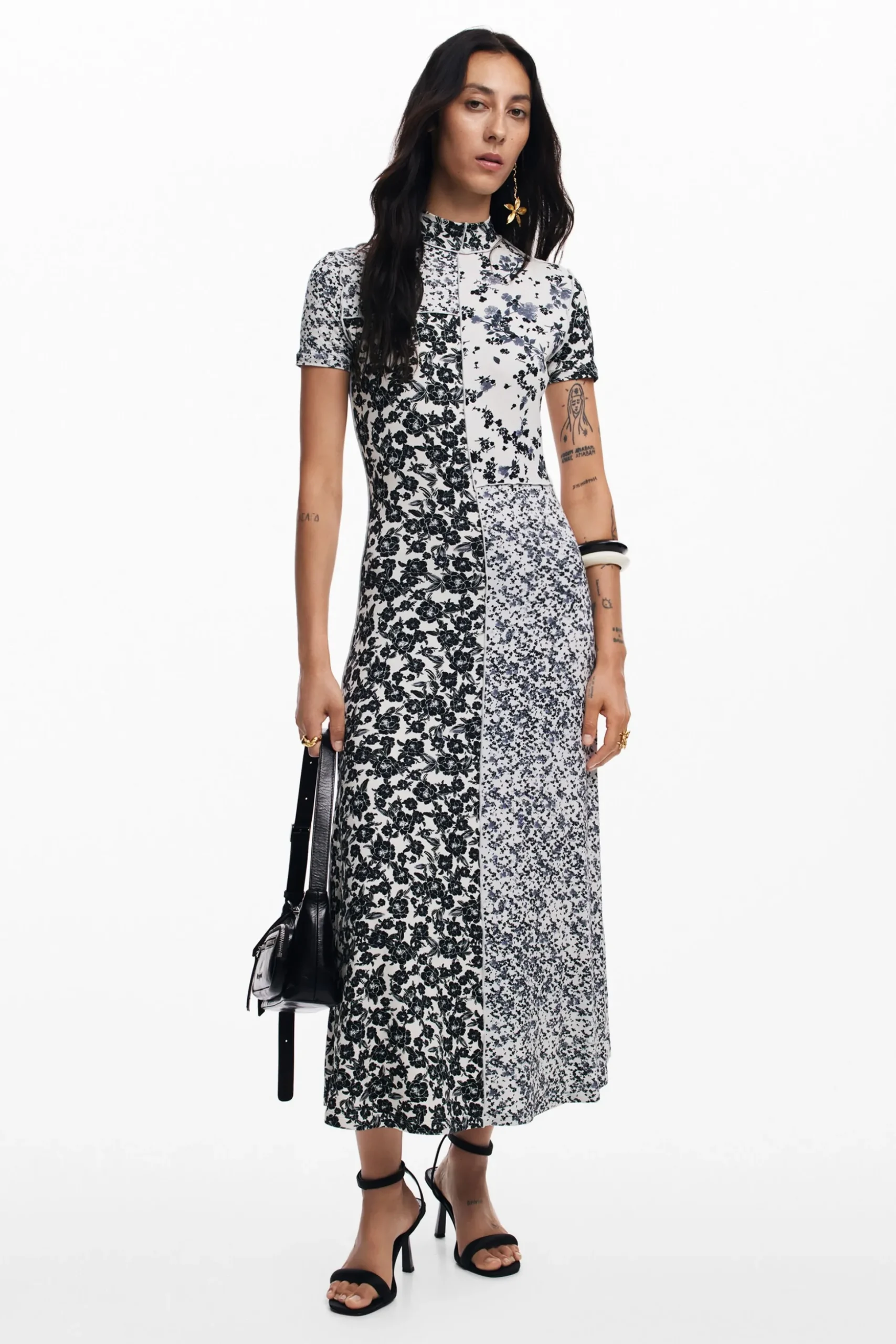 Floral midi dress
