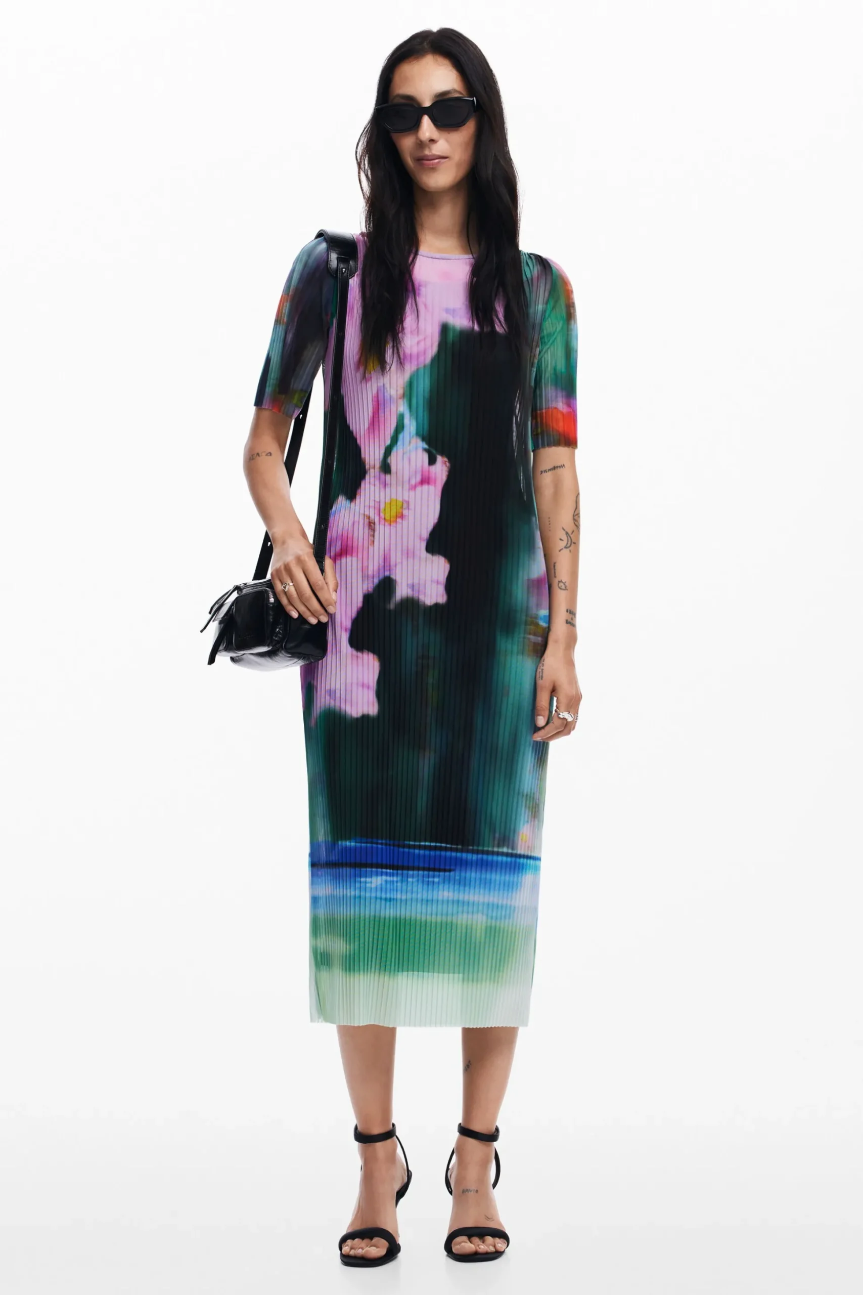 Floral midi dress