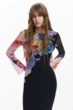Floral midi dress