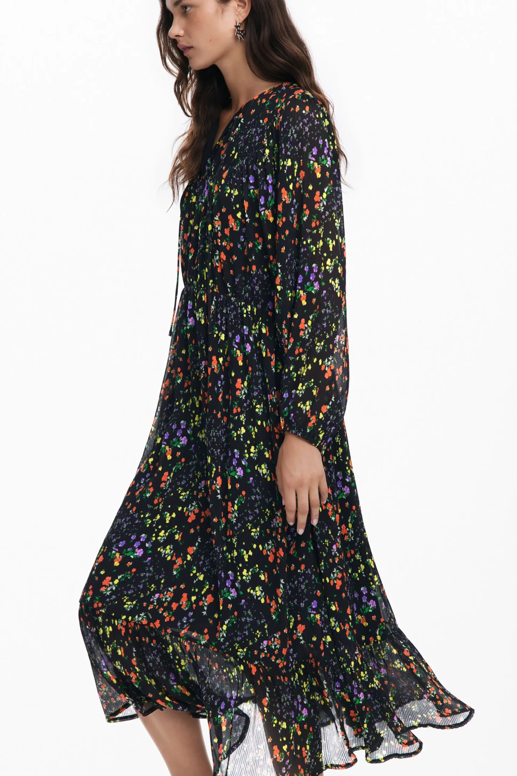 Floral midi dress