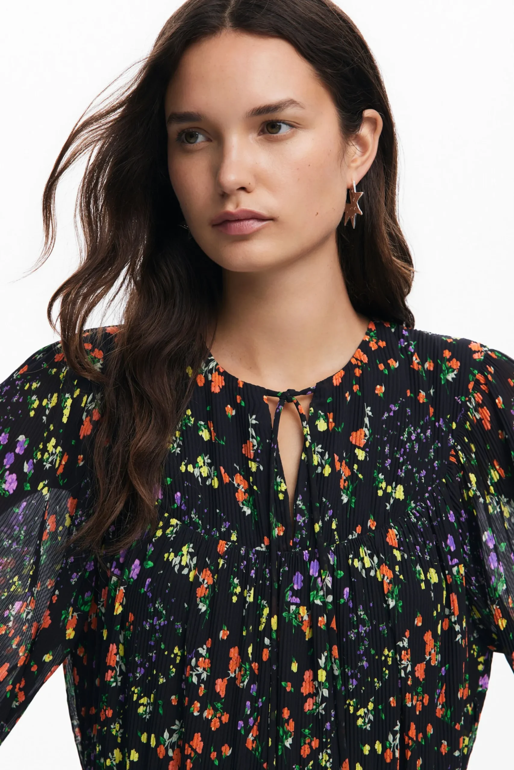 Floral midi dress