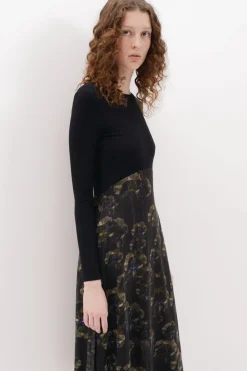 Floral midi dress M. Christian Lacroix