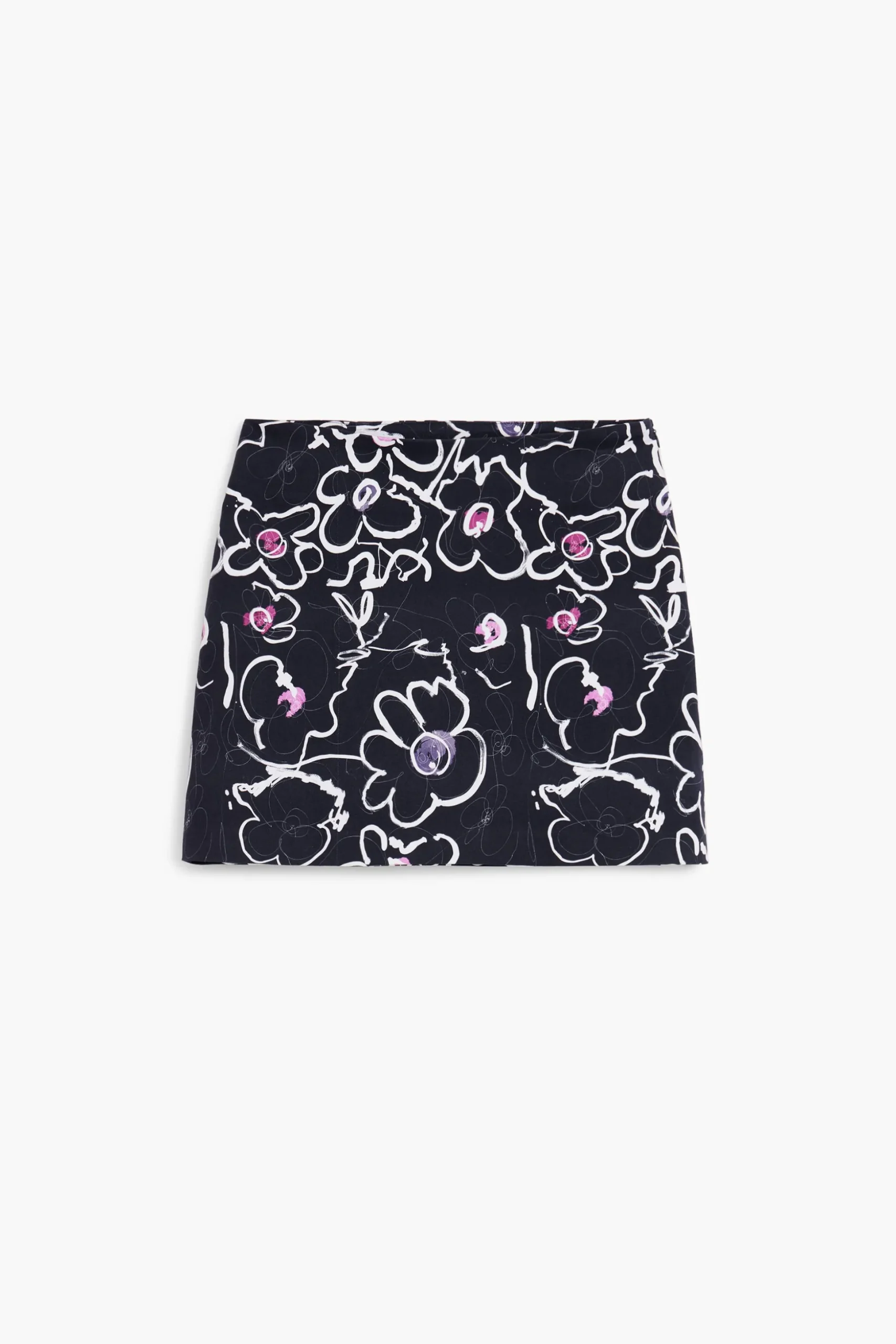 Floral miniskirt