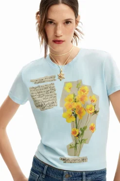 Floral patch T-shirt