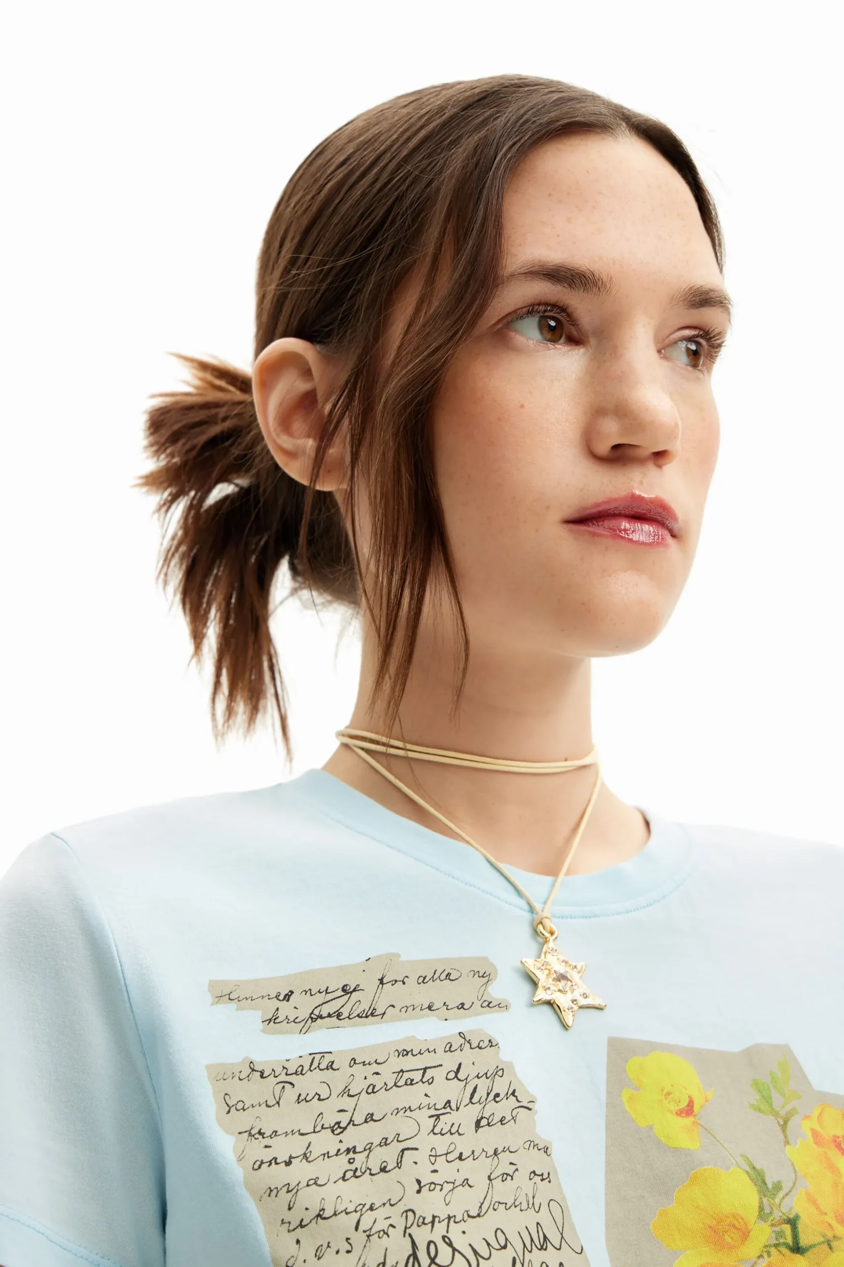 Floral patch T-shirt