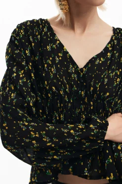 Floral print blouse