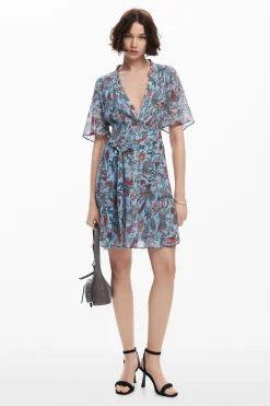 Floral print midi dress