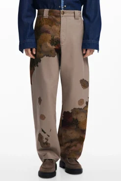 Floral print pants