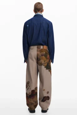 Floral print pants