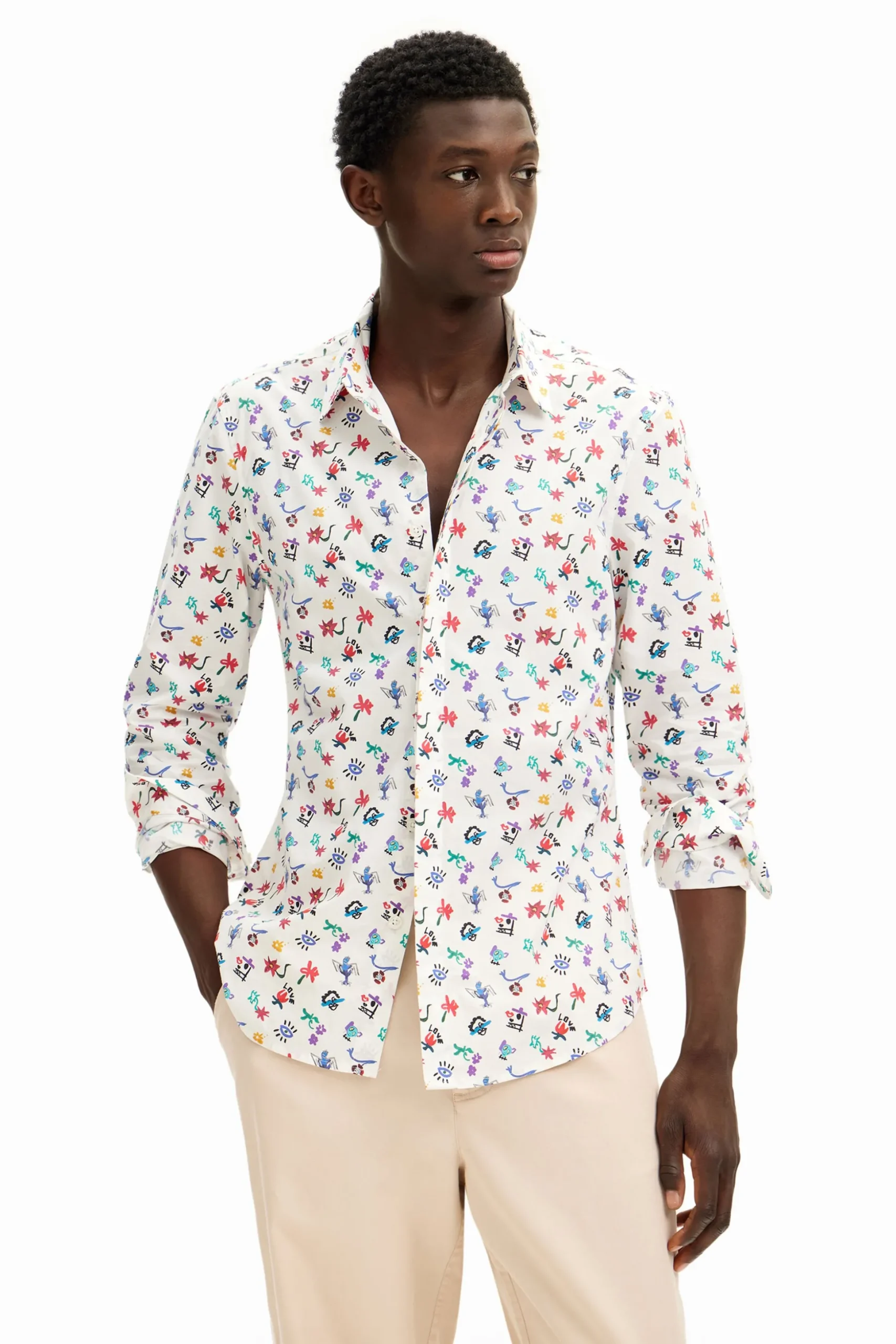 Floral print shirt