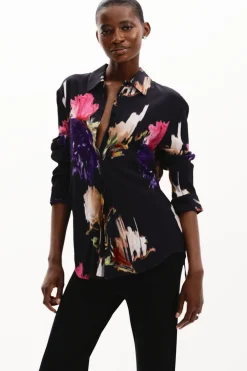 Floral print shirt