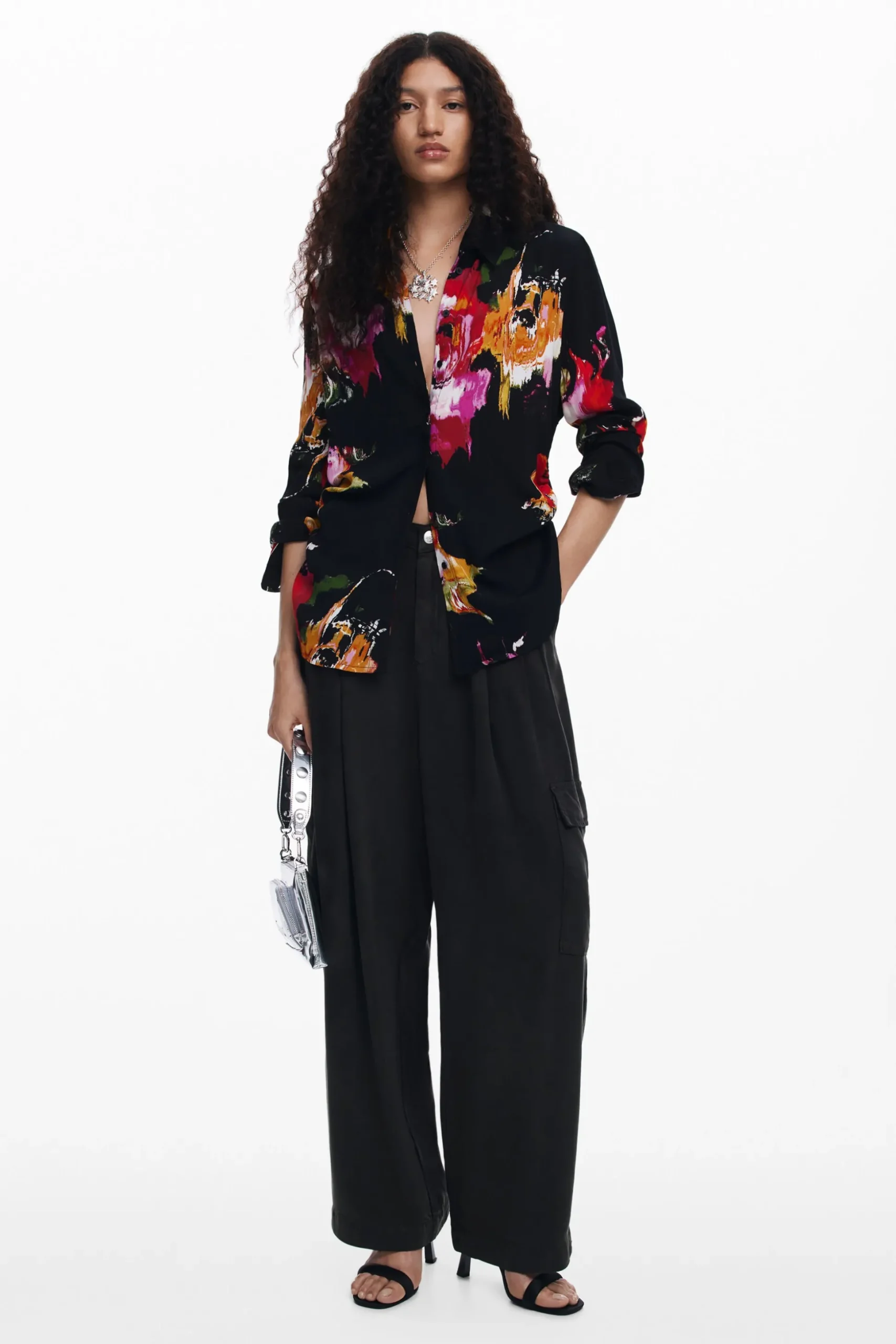Floral print shirt