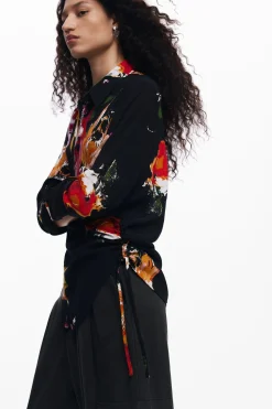 Floral print shirt