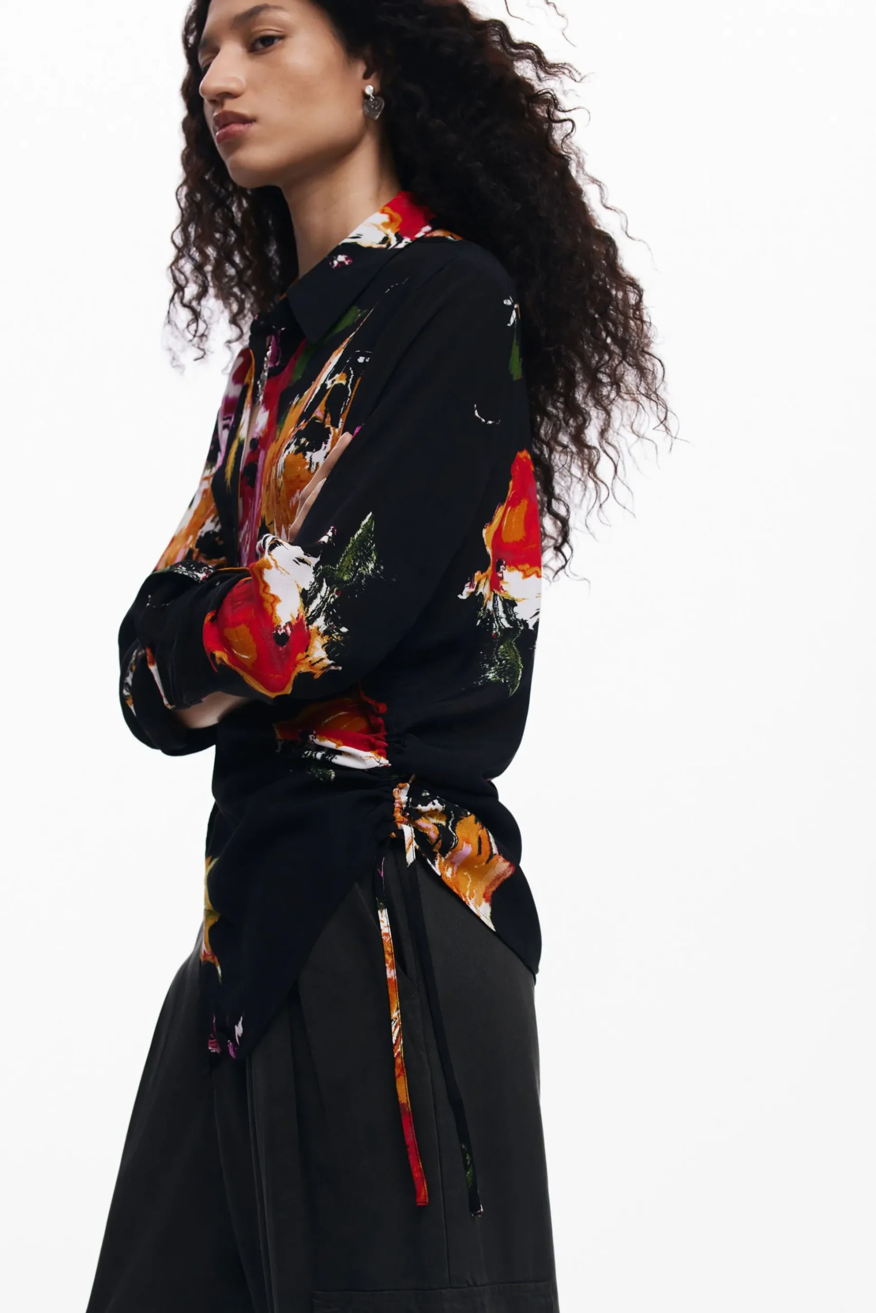 Floral print shirt