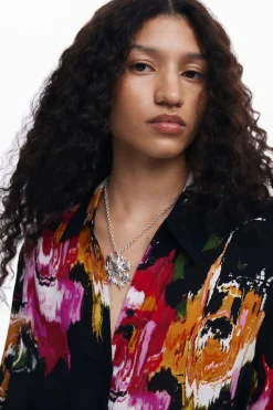 Floral print shirt
