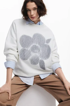 Floral print sweatshirt