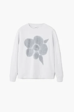 Floral print sweatshirt