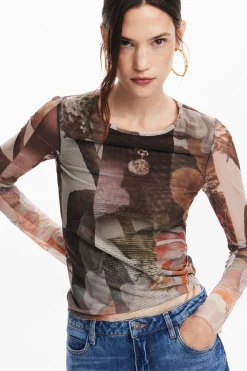 Floral print T-shirt