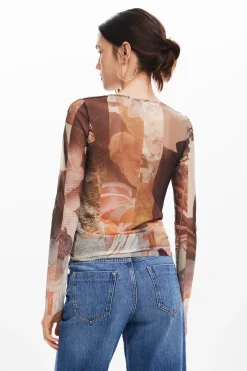 Floral print T-shirt