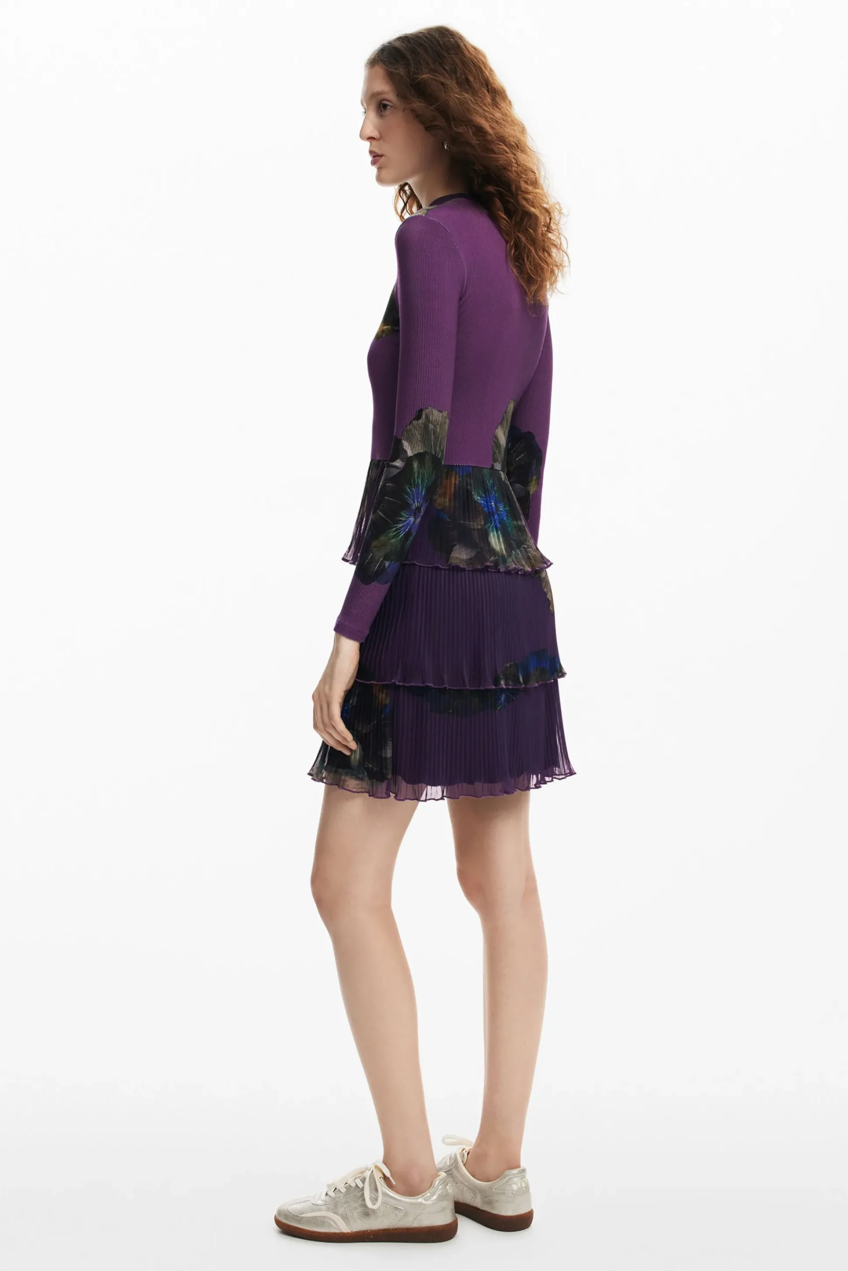 Floral ruffle dress