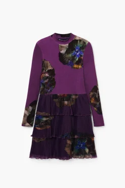Floral ruffle dress