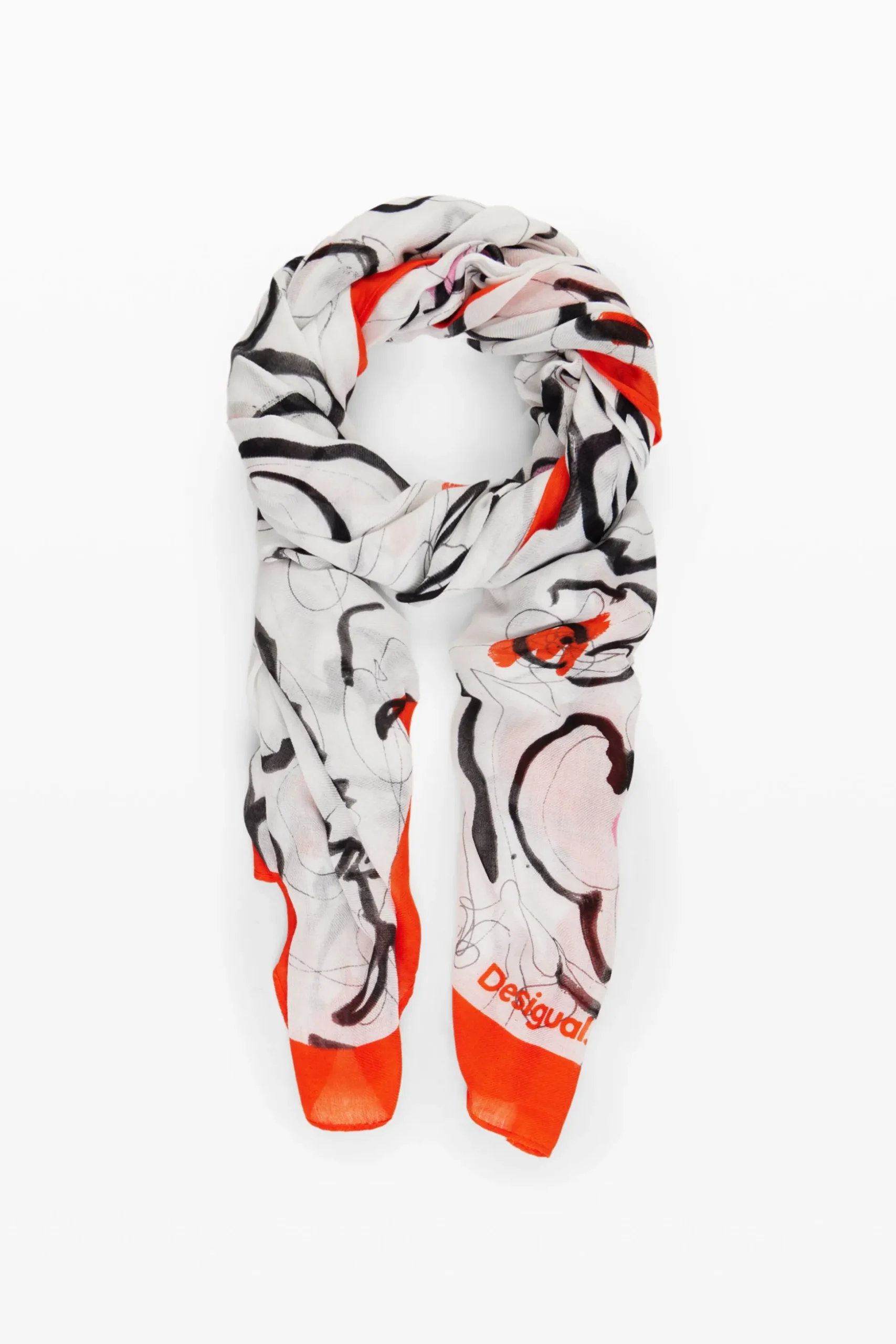 Floral scarf
