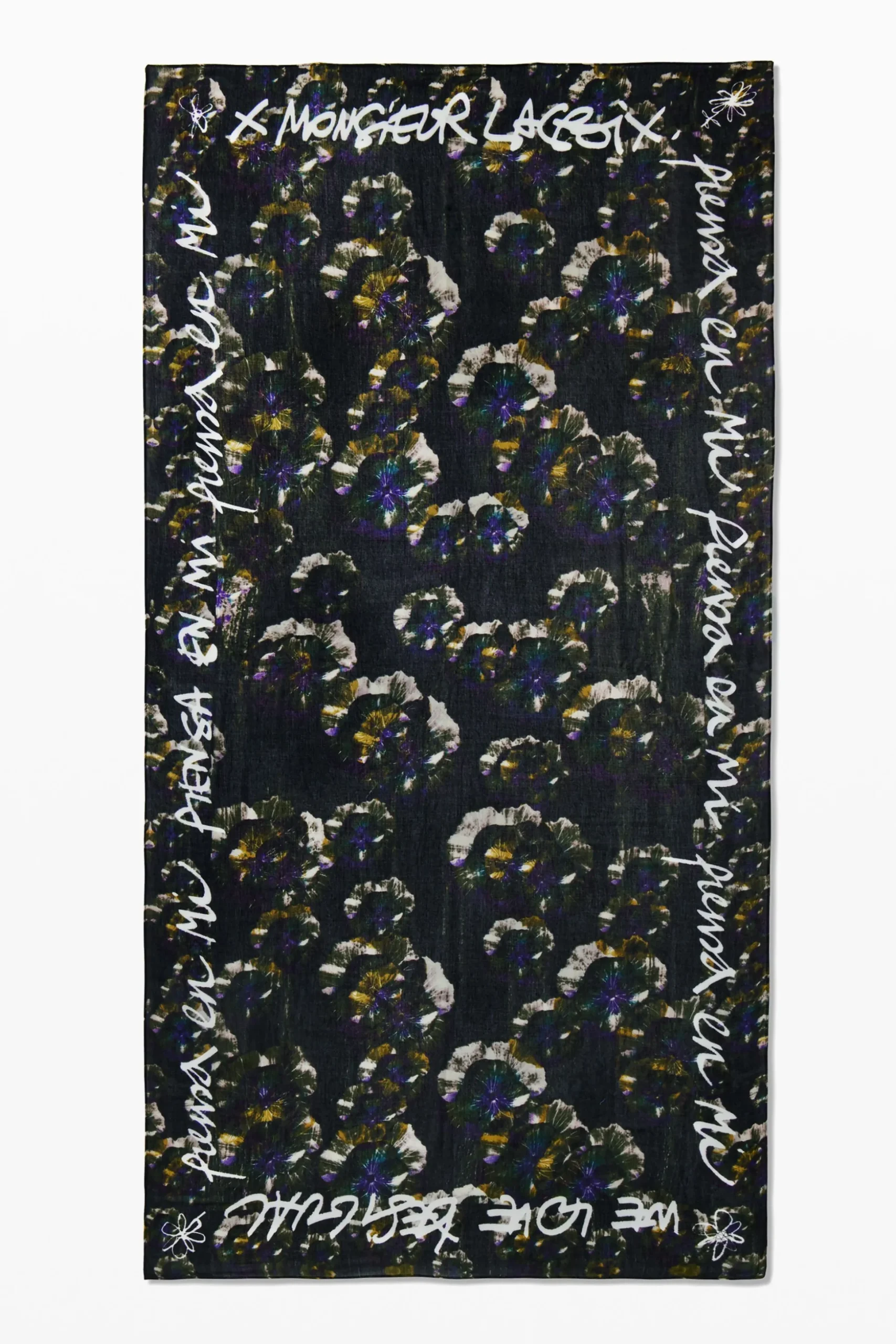 Floral Scarf M. Christian Lacroix