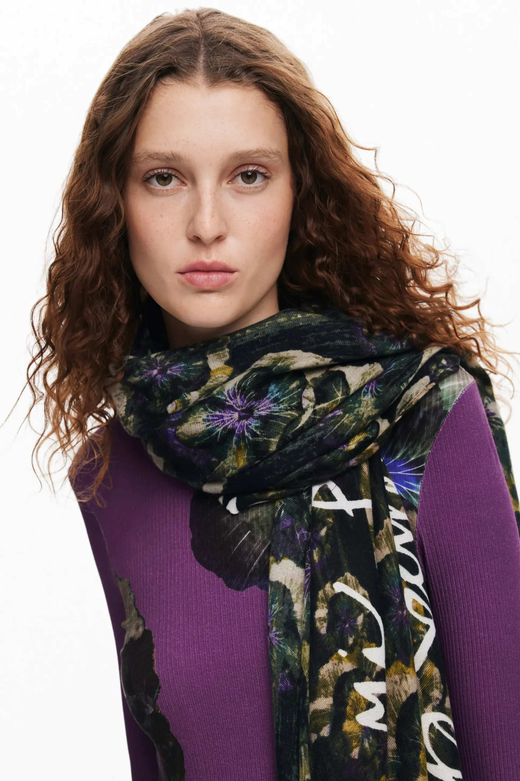 Floral Scarf M. Christian Lacroix