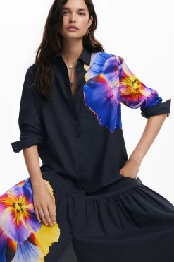 Floral shirt dress M. Christian Lacroix