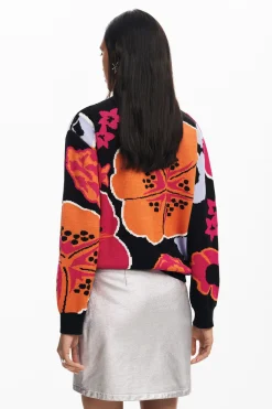 Floral sweater