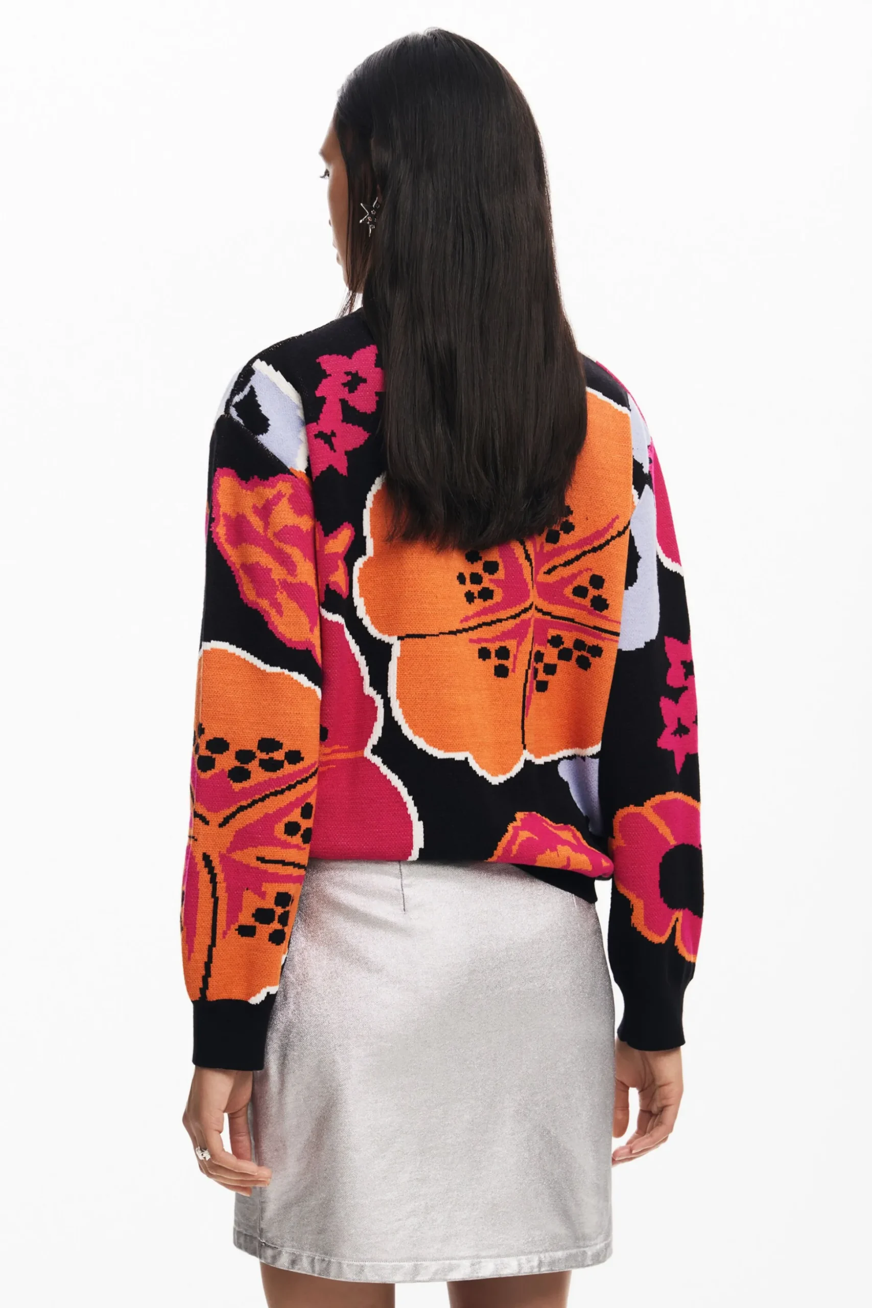 Floral sweater