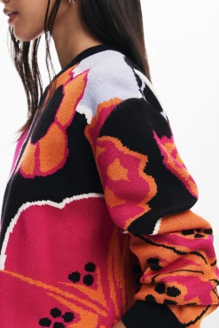 Floral sweater