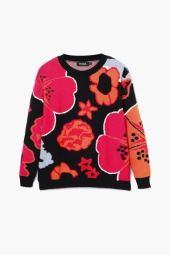 Floral sweater