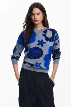 Floral sweater